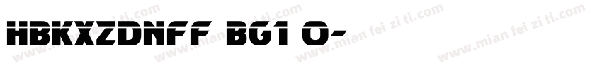 hbkxzdnff bg1 0字体转换